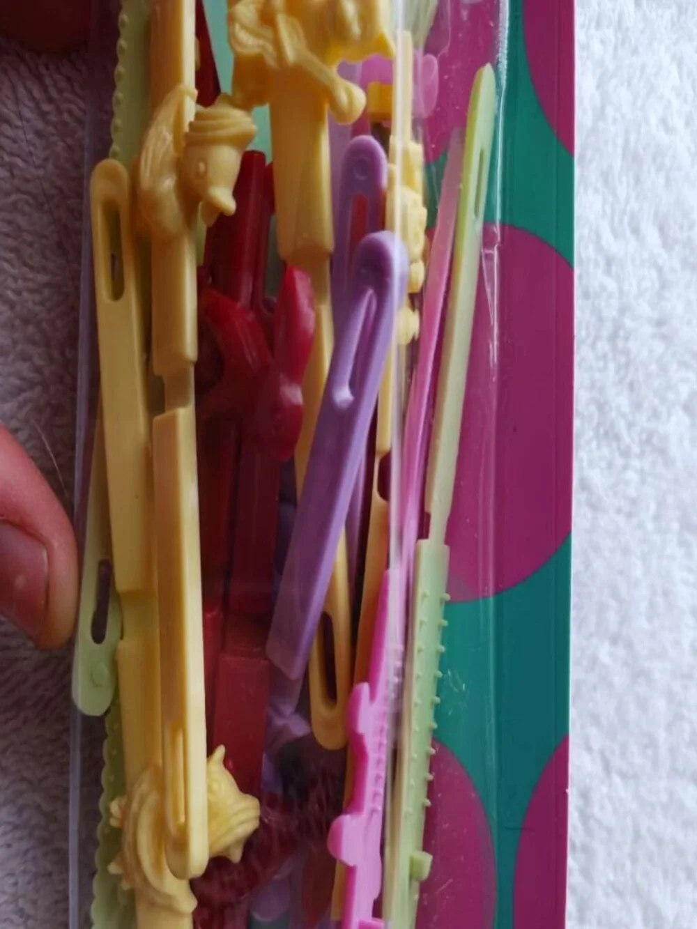 26 Goody Kids Girls Plastic Hair Barrettes Stay Tight Slip Secure Pastel Vibrant